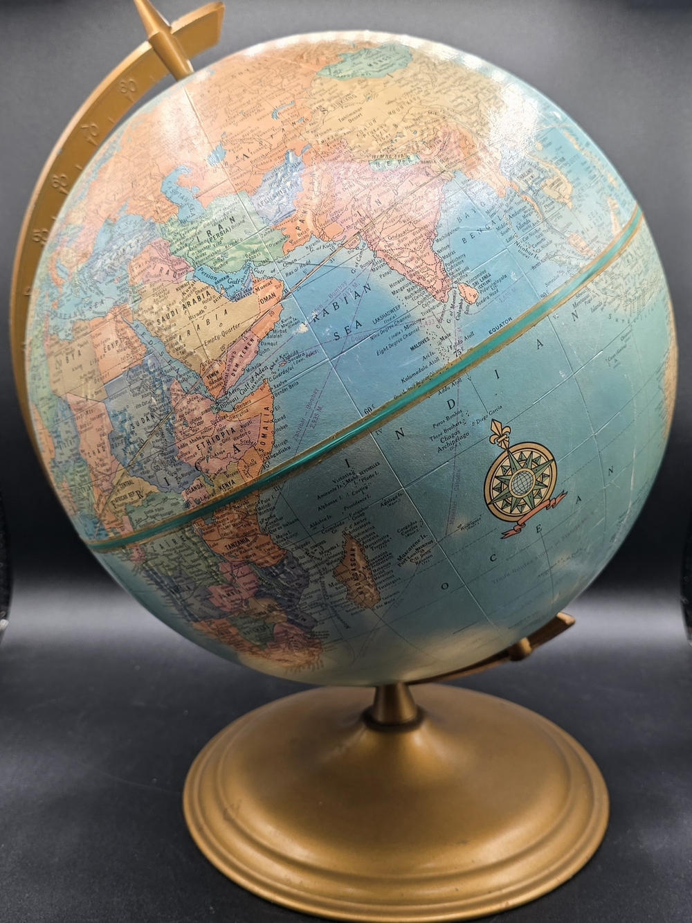 Vintage Cram's World Globe